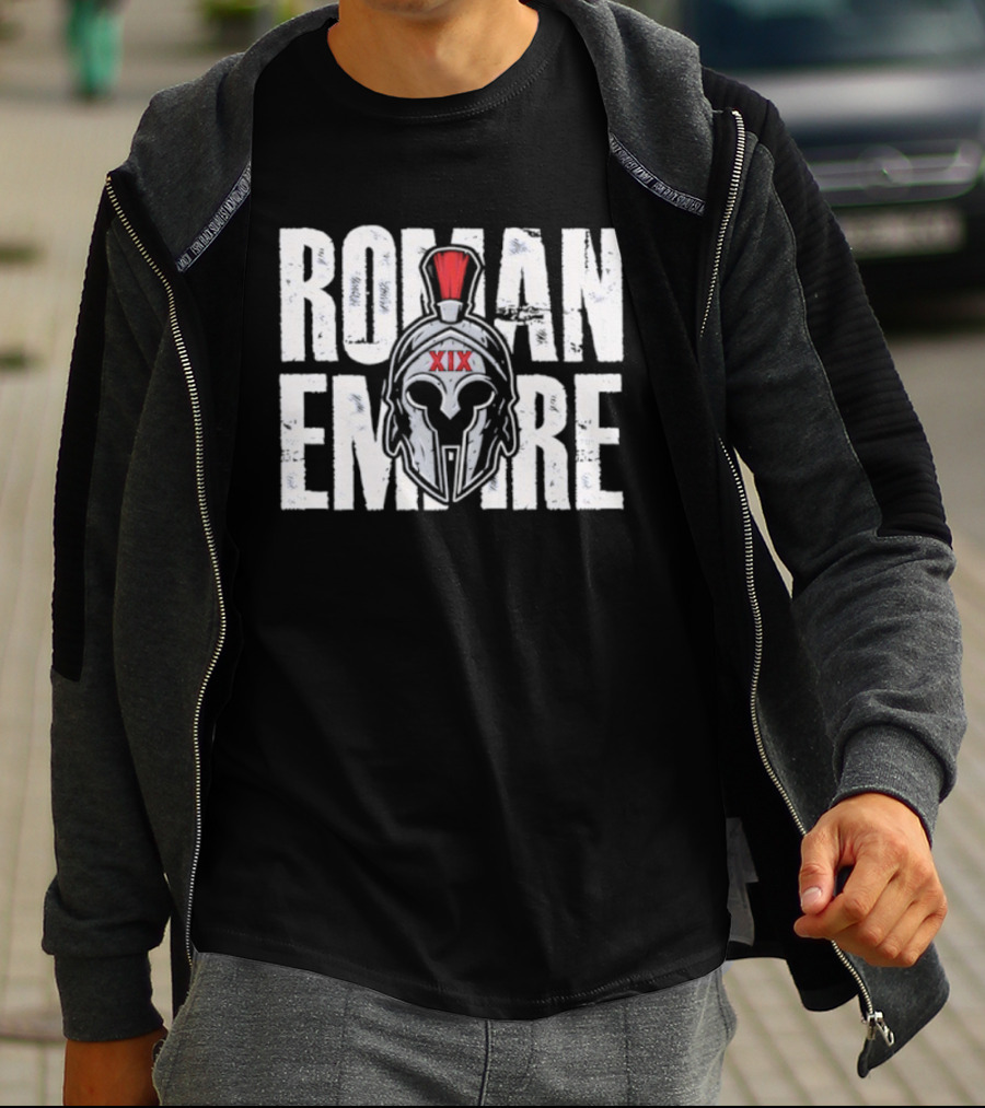 Roman Empire XIX Spartan Helmet Design T-Shirt