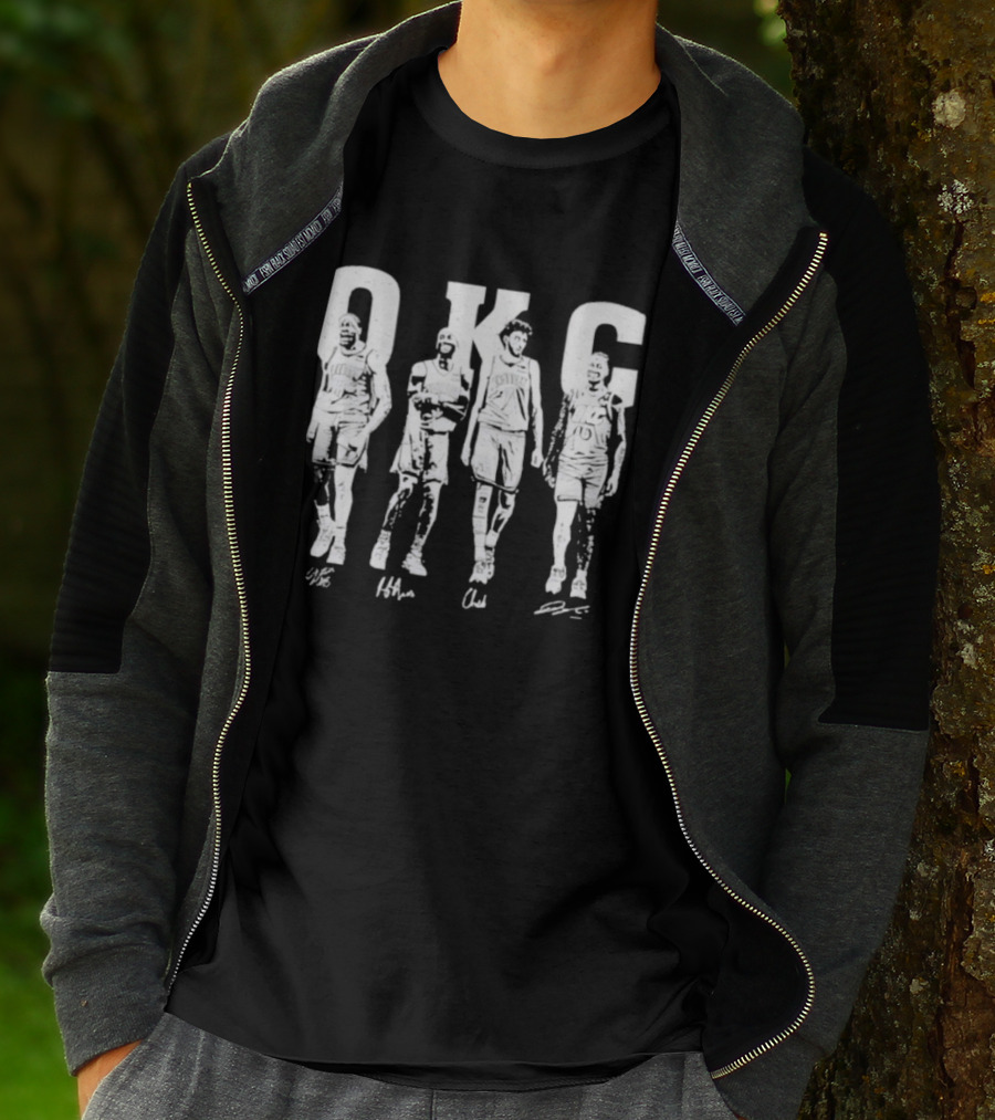OKC Shai Gilgeous Holmgren Williams Basketball Vintage T-Shirt