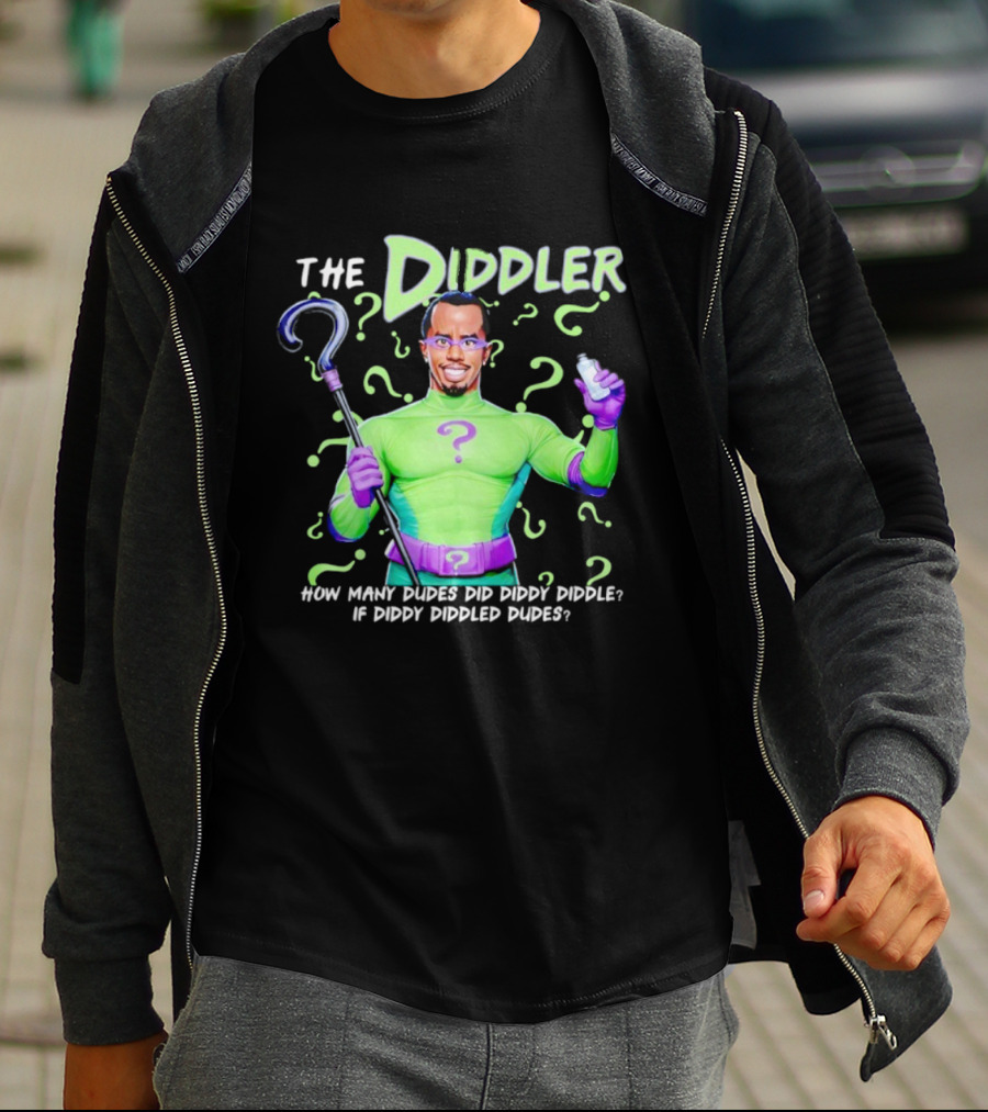 The Ediddler Diddler Diddy Diddle Dudes Mystery Questions T-Shirt