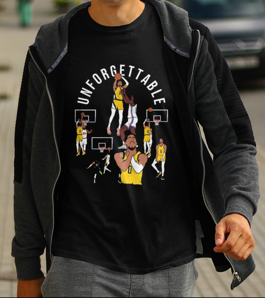 Unforgettable Tyrese Haliburton Basketball Highlight Moments T-Shirt