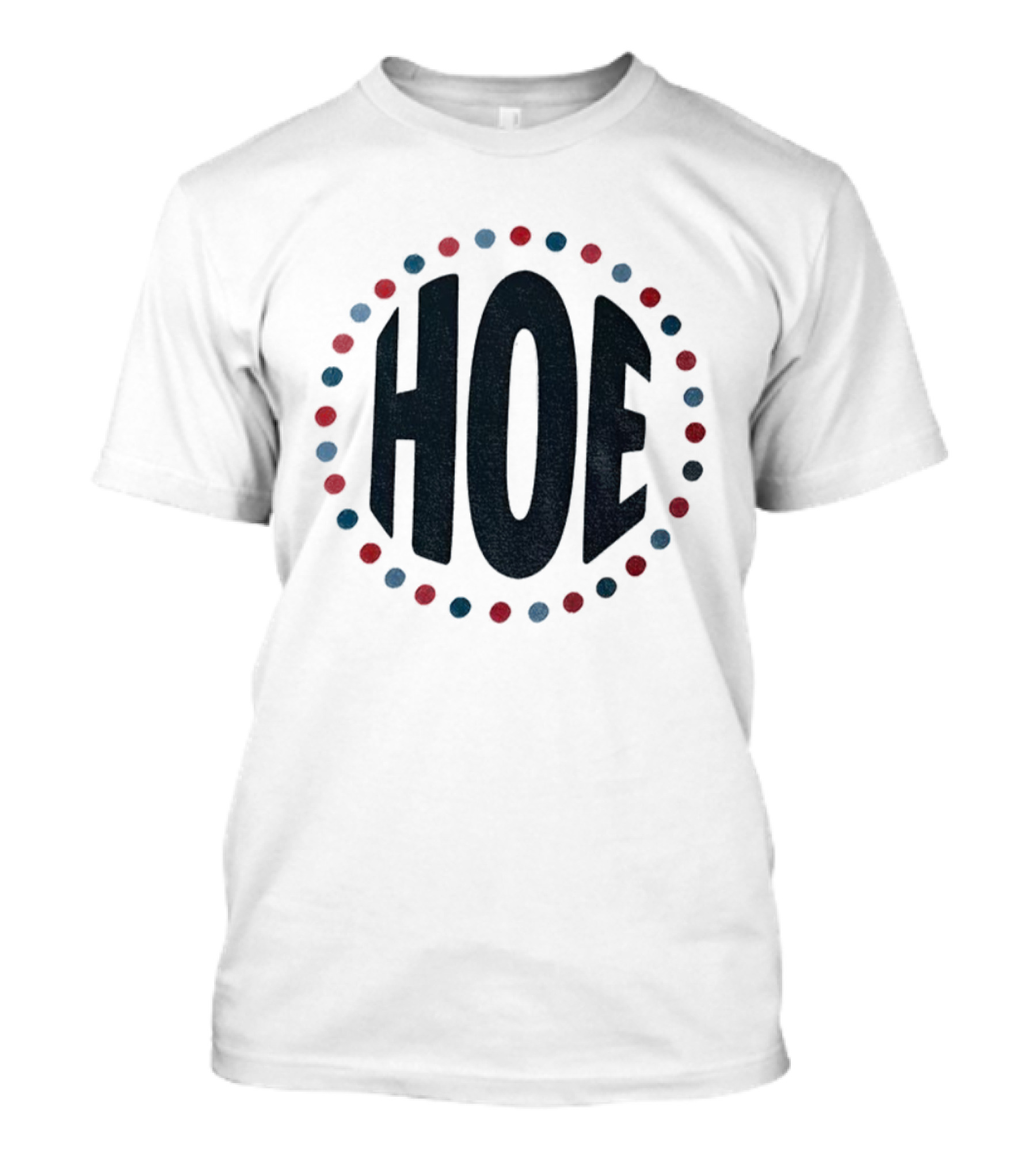 Lane Kiffin Ole Miss Football 2025 Hoe Circle Red Blue Dots T-Shirt