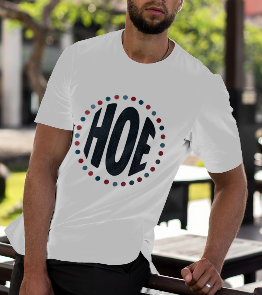 Lane Kiffin Ole Miss Football 2025 Hoe Circle Red Blue Dots T-Shirt