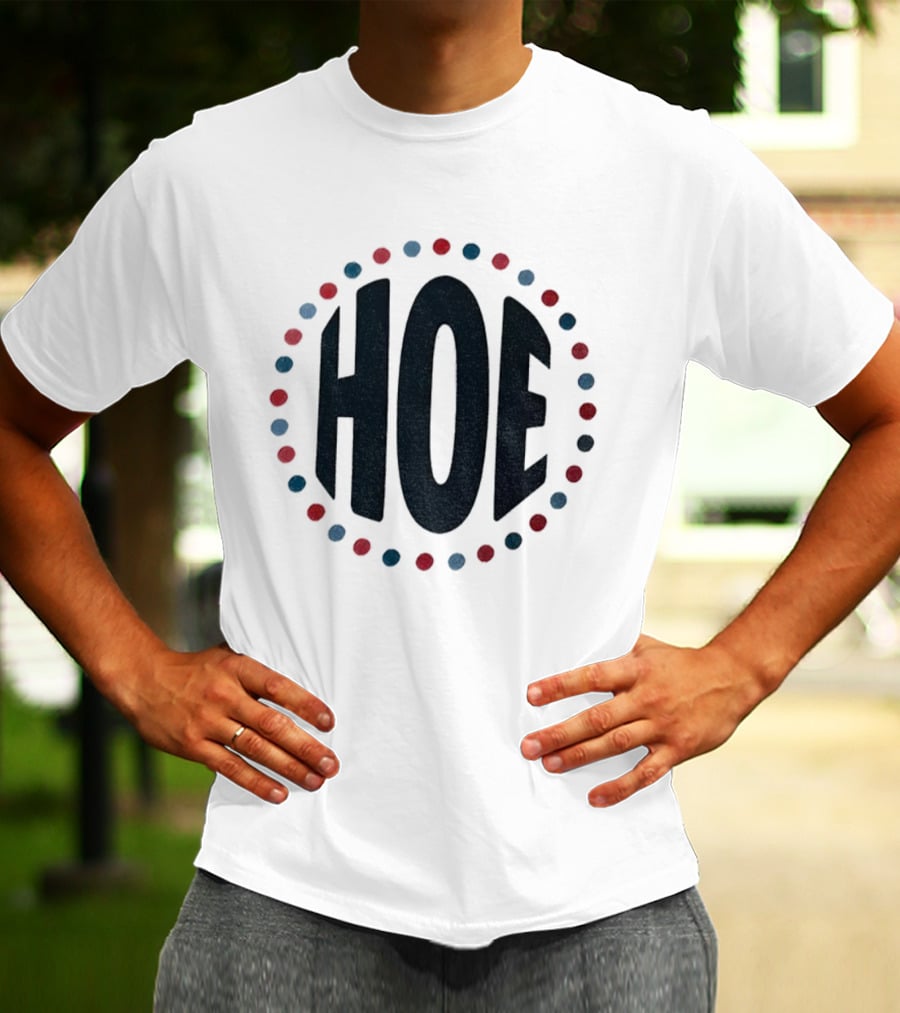 Lane Kiffin Ole Miss Football 2025 Hoe Circle Red Blue Dots T-Shirt