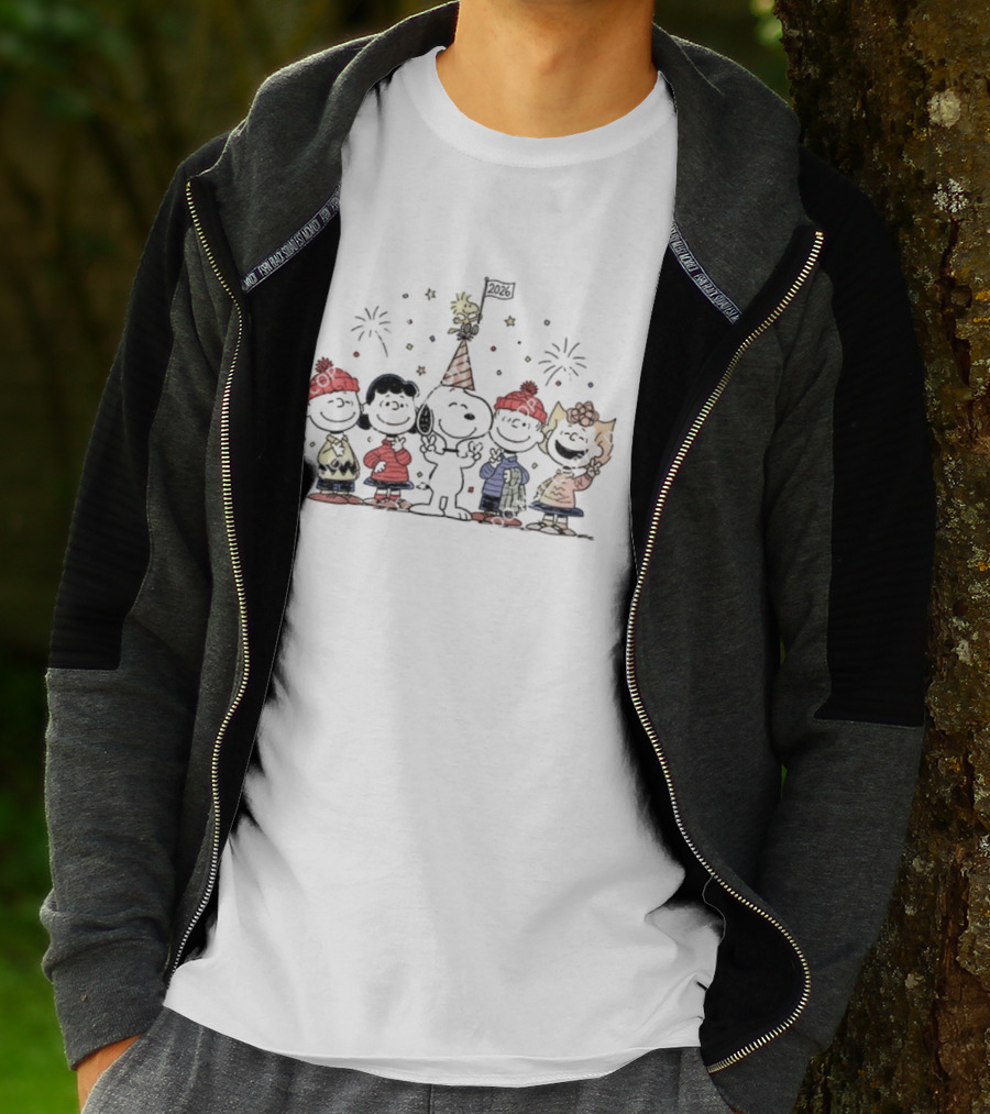 New Year 2026 Snoopy And Peanuts T-Shirt