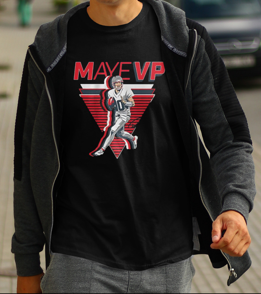 Drake MayeVP New England Patriots Football Signature T-Shirt