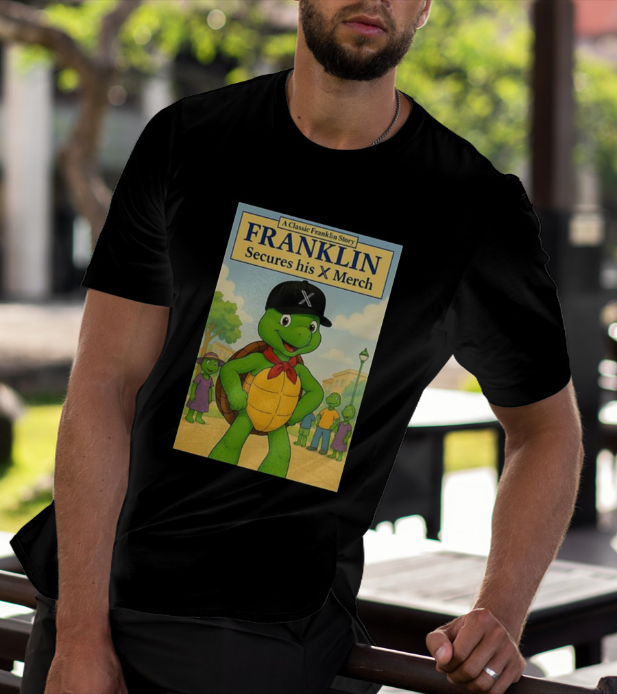 Franklin Secures His X Merch A Classic Franklin Story T-Shirt