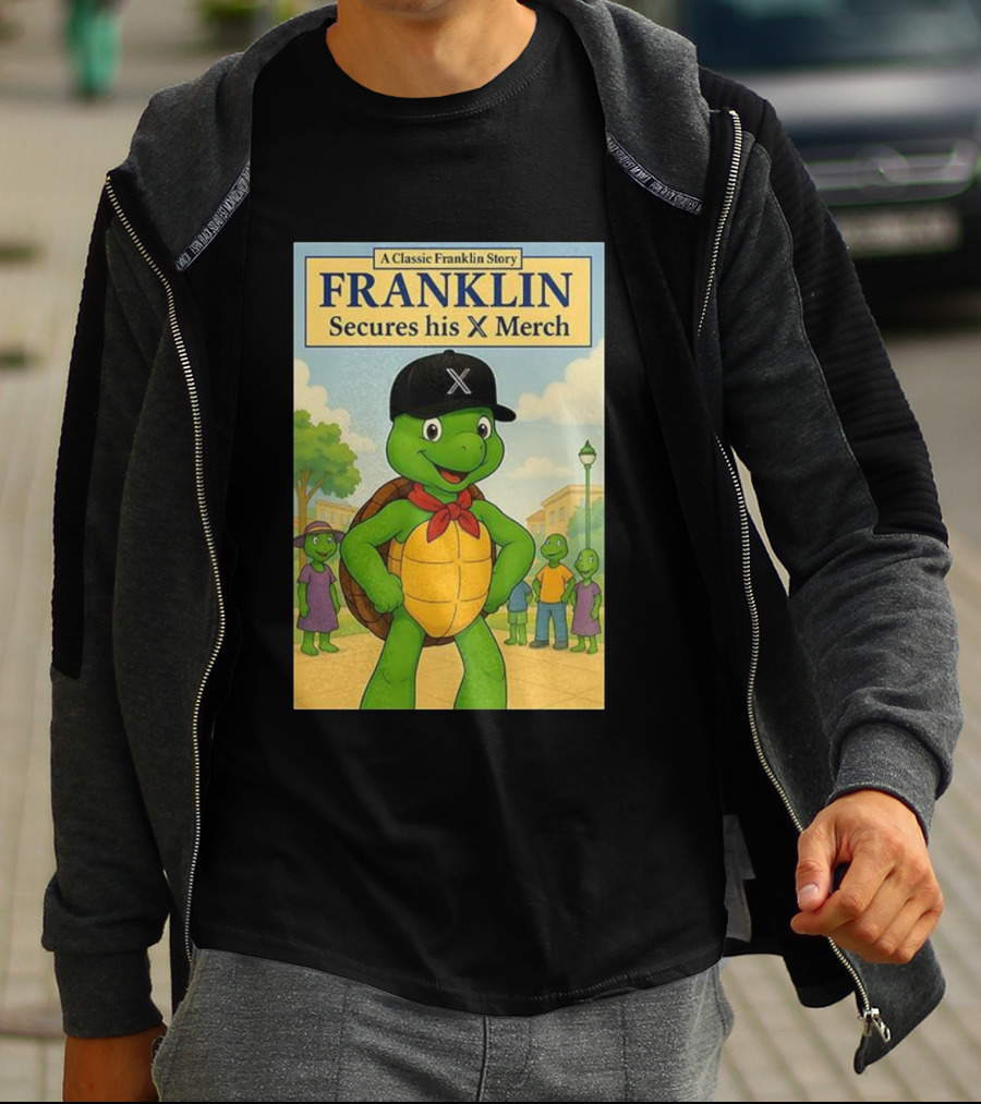 Franklin Secures His X Merch A Classic Franklin Story T-Shirt
