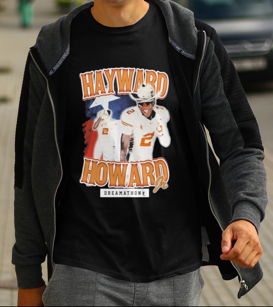 Hayward Howard Jr Dreamathon Texas Football Cowboys T-Shirt