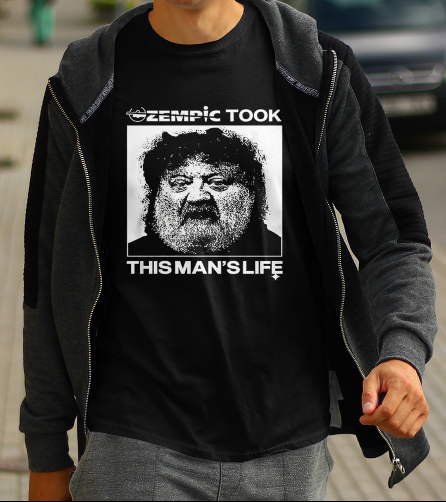 Ozempic Took This Man's Life Meatcanyon Meme T-Shirt