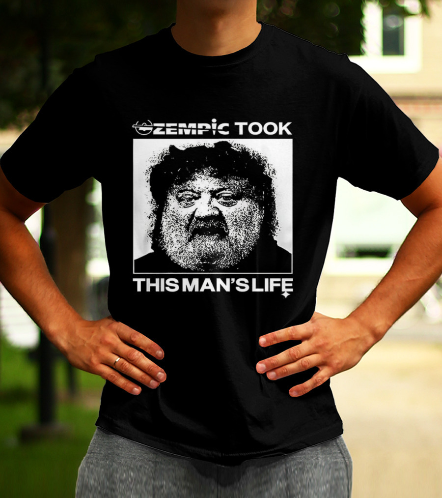 Ozempic Took This Man's Life Meatcanyon Meme T-Shirt
