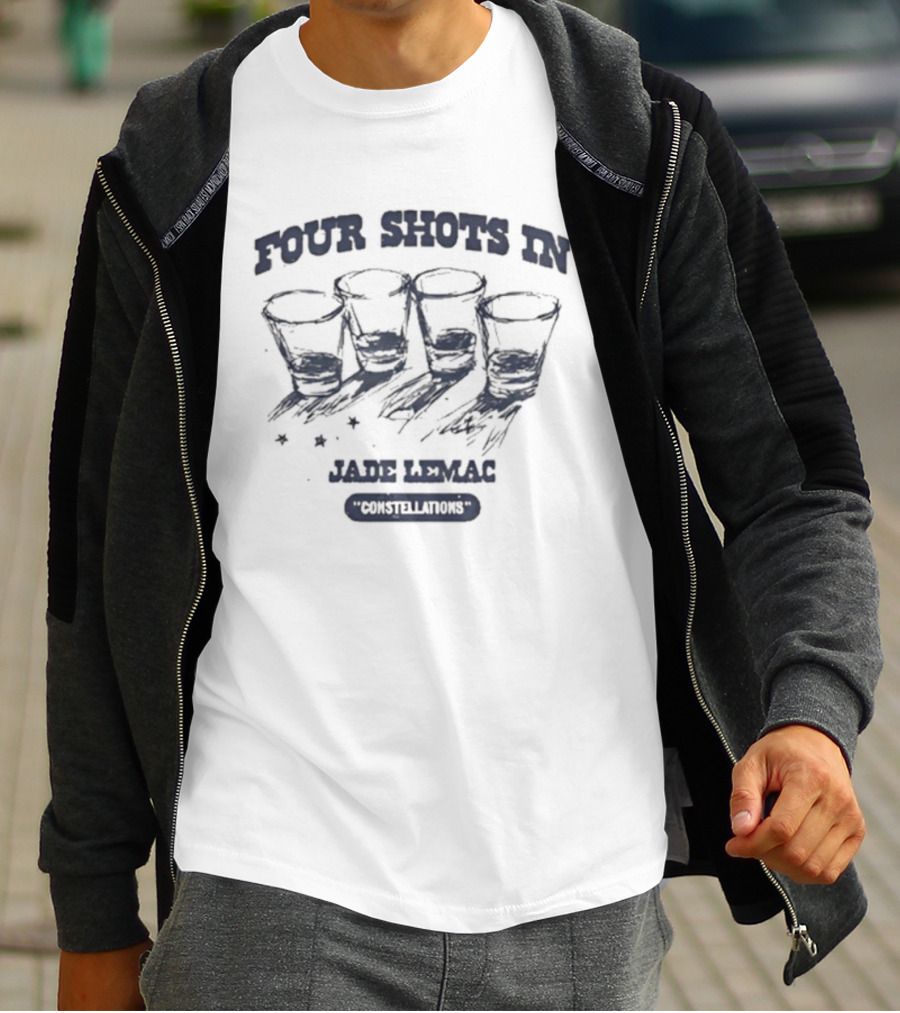 Four Shots In Jade Lemac Constellations T-Shirt