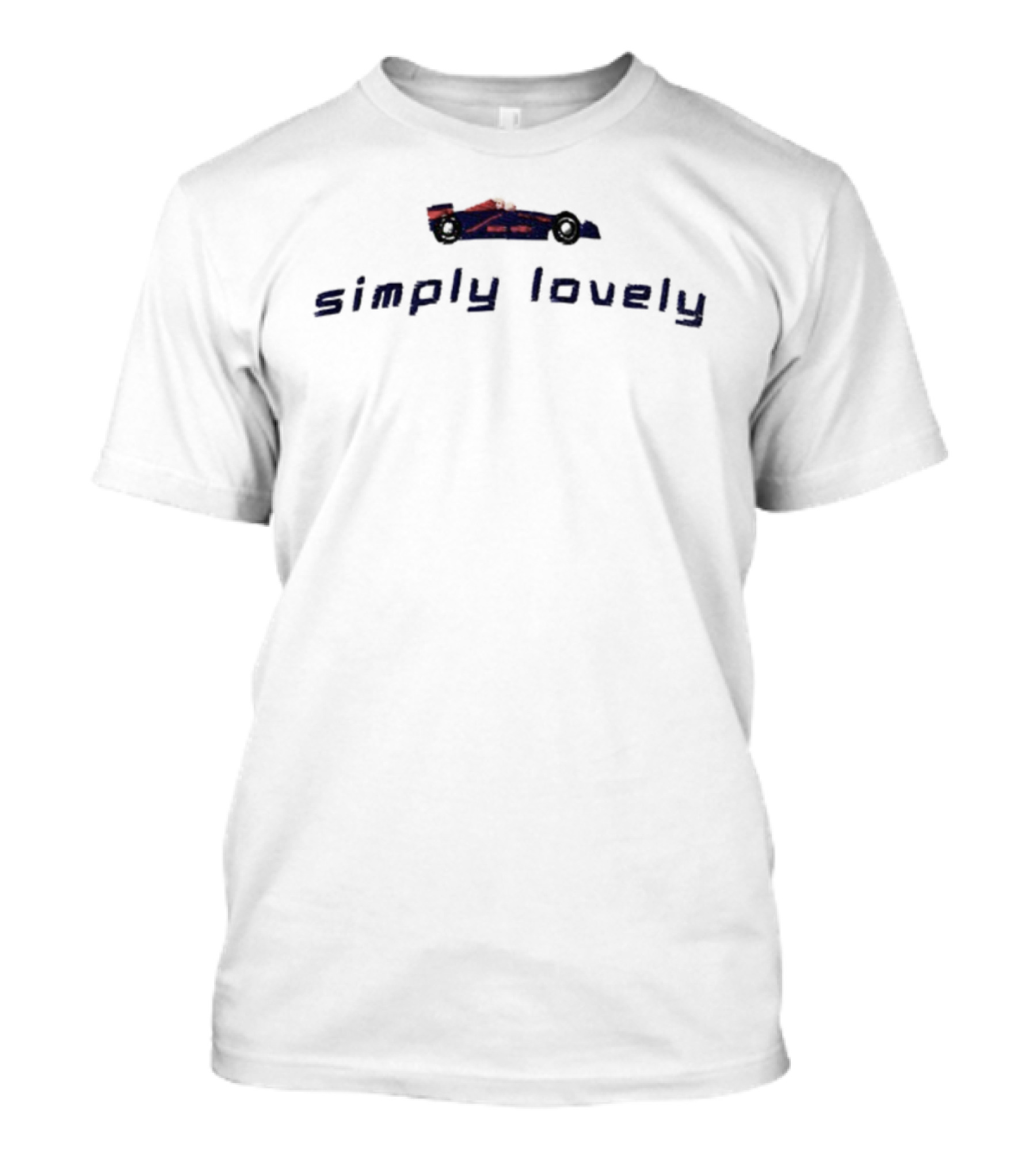 F1 Max Verstappen Simply Lovely Racing Car Design T-Shirt