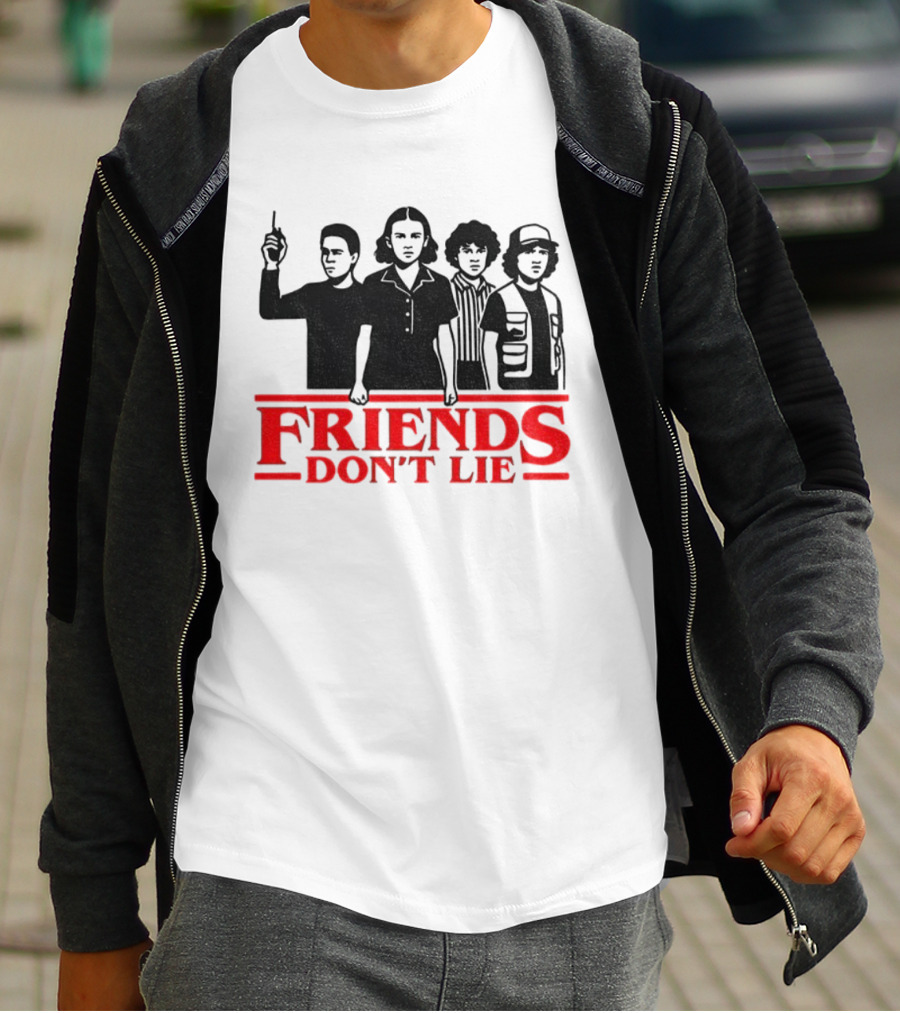FRIENDS DON'T LIE Stranger Things Silhouettes 2025 T-Shirt
