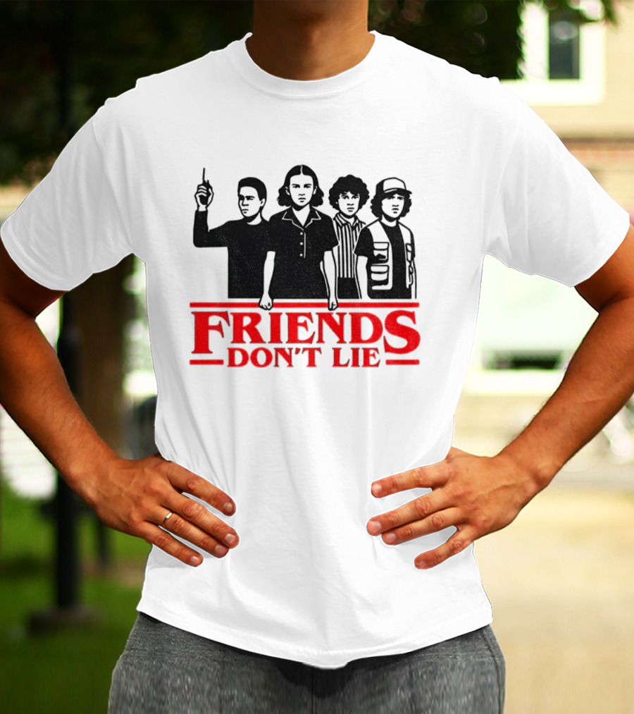 FRIENDS DON'T LIE Stranger Things Silhouettes 2025 T-Shirt