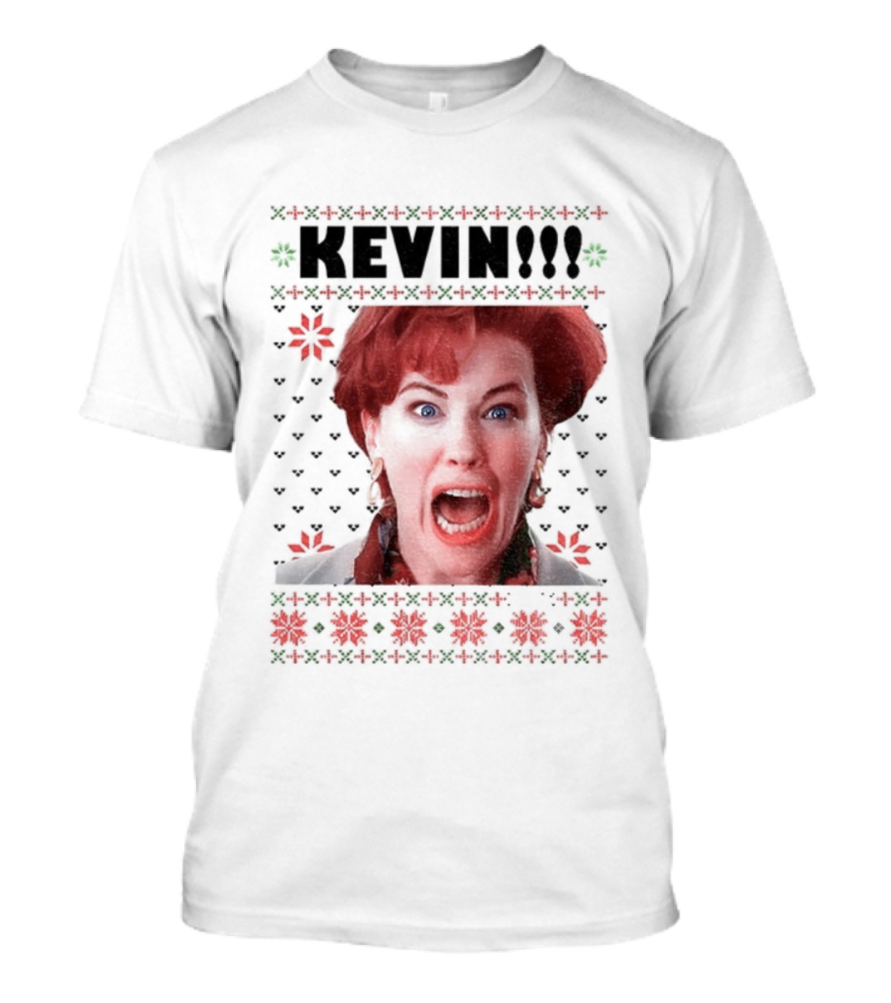 Kate McCallister Kevin Home Alone Movie Christmas Scene T-Shirt