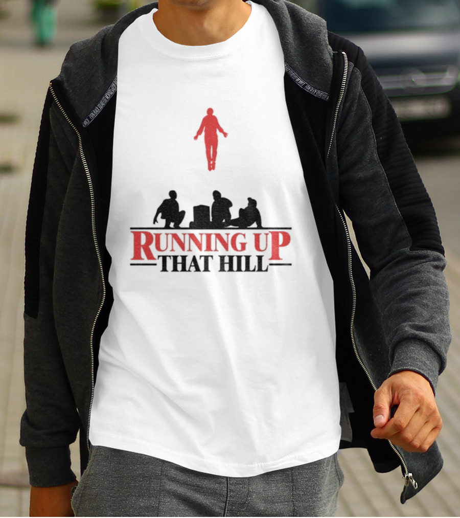 Running Up That Hill Max Mayfield Stranger Things Floating Silhouette T-Shirt