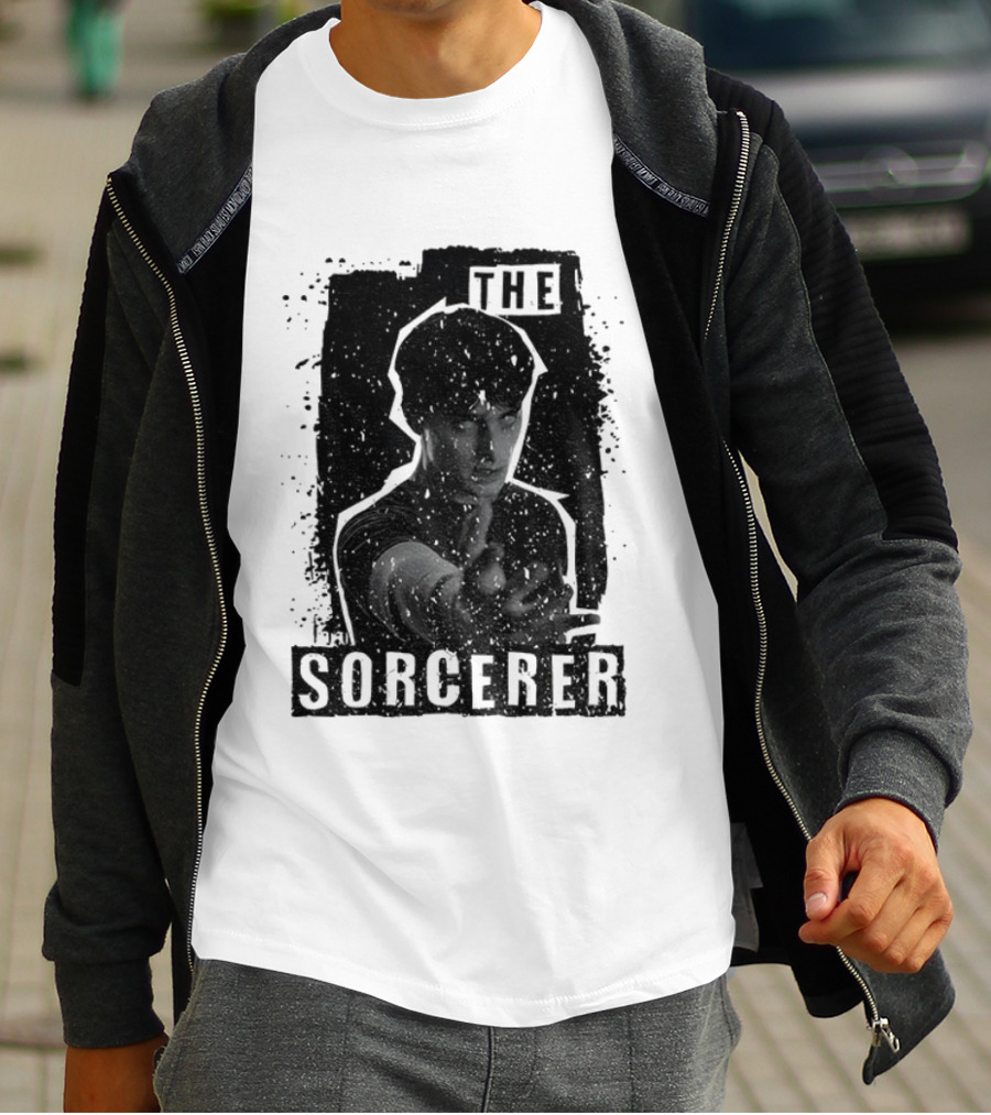 The Sorcerer Black And White Stranger Things Vintage Nostalgia T-Shirt