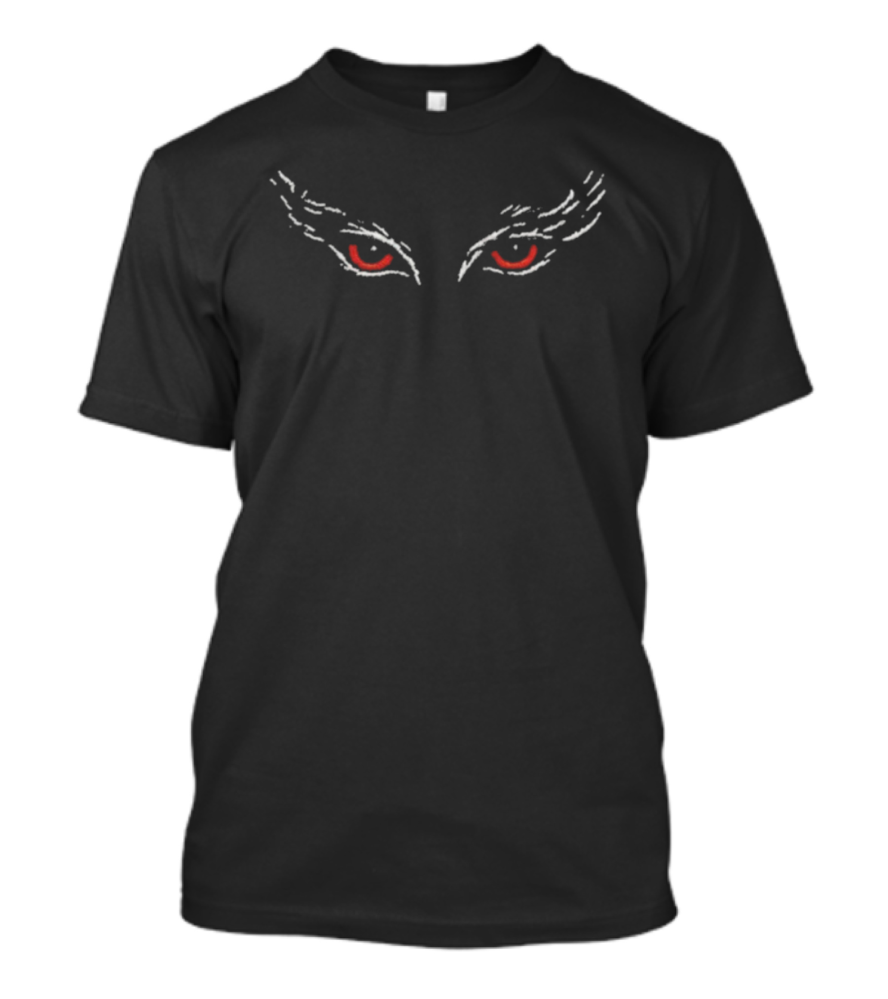 Swan Eyes Red And White T-Shirt