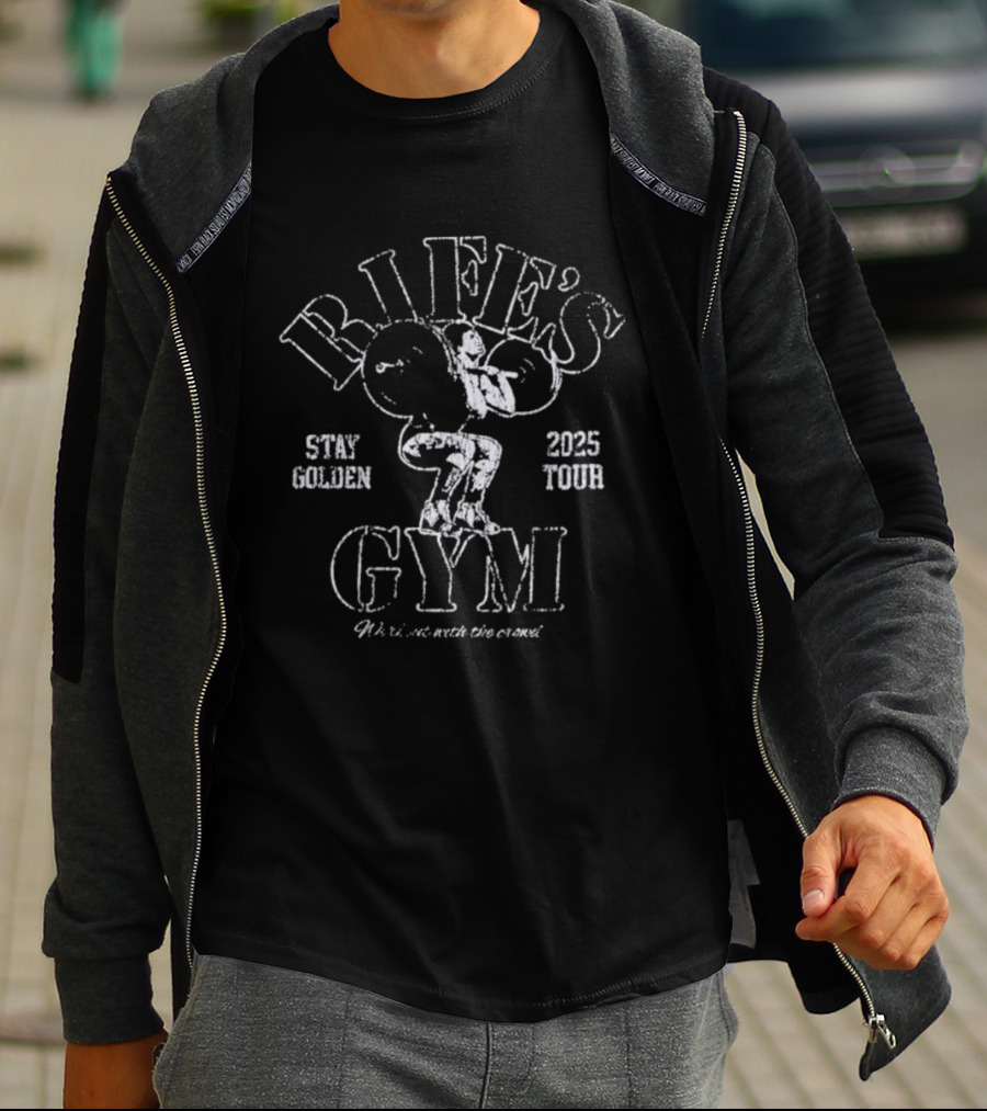 Rife's Gym Stay Golden 2025 Tour Lift Big Matte Rife T-Shirt