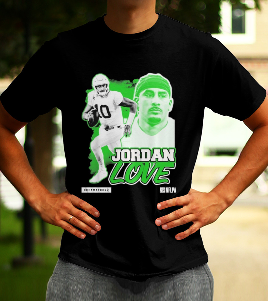 Jordan Love Green Bay Packers Dreamathon NFL Football T-Shirt