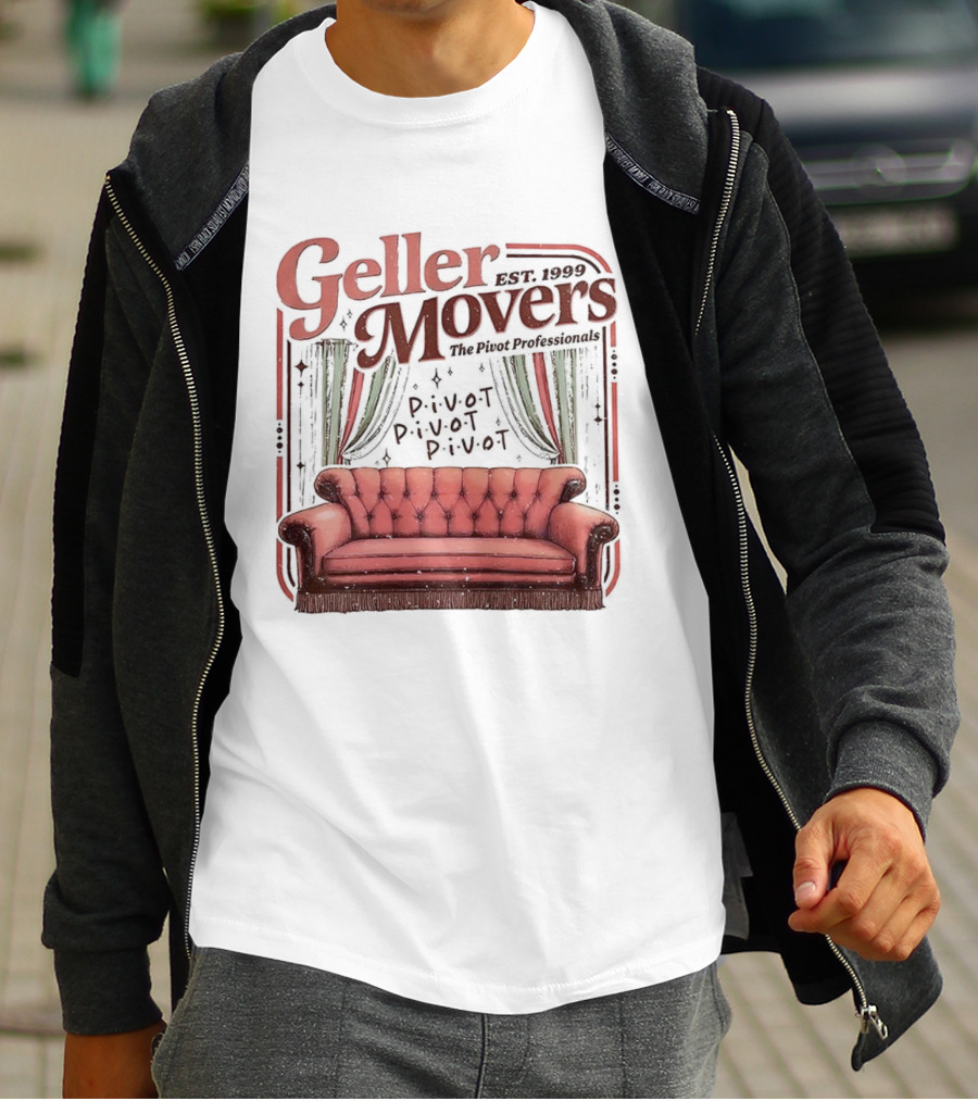 Geller Movers Pivot Sofa Friends 1999 T-Shirt