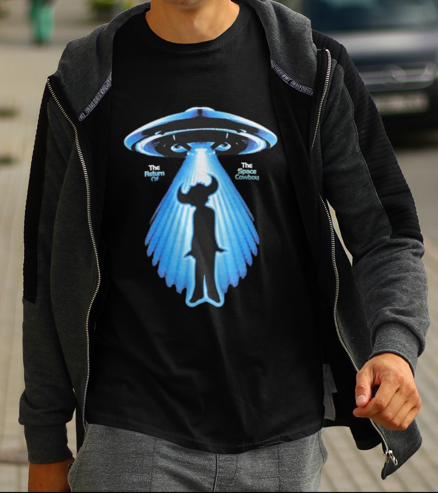 Jamiroquai Space Cowboy Buffalo Man UFO Abduction T-Shirt