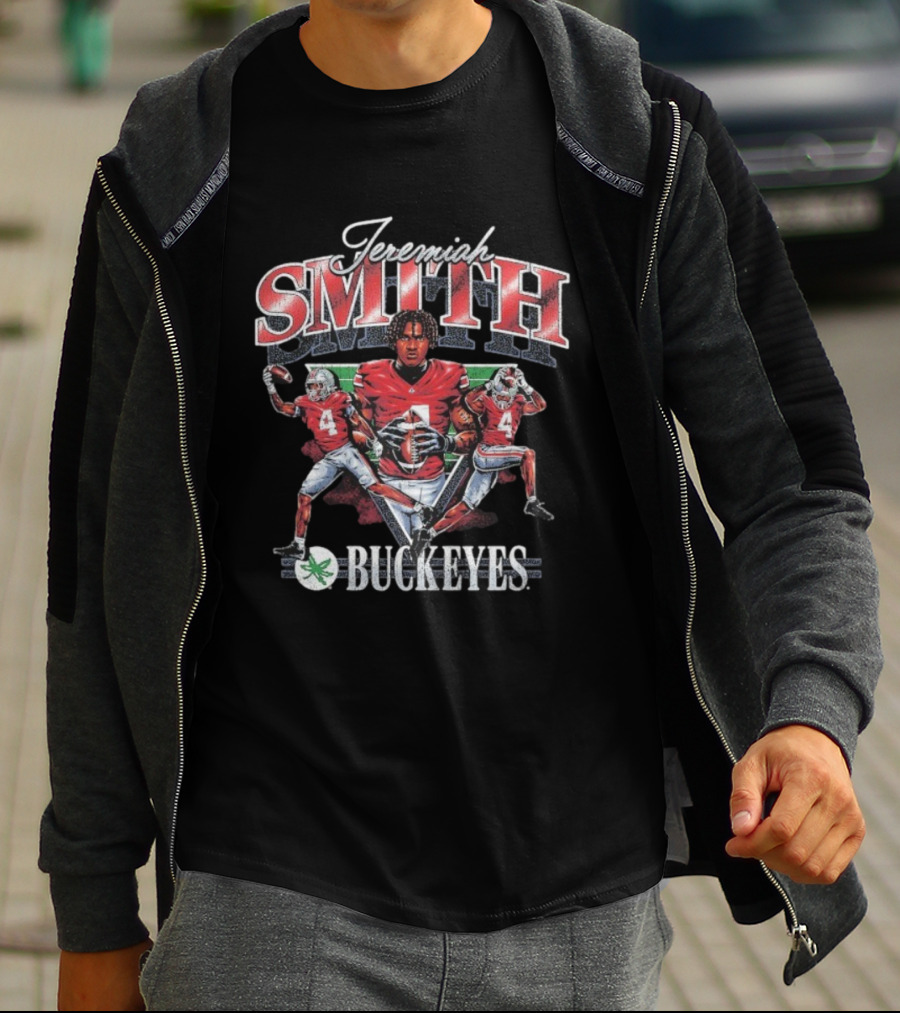 Jeremiah Smith Buckeyes Football Ohio State #4 T-Shirt