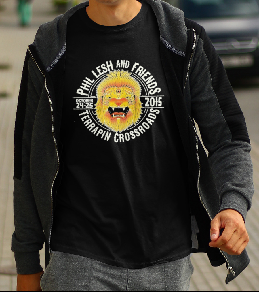 Phil Lesh And Friends Terrapin Crossroads 2015 Lion T-Shirt