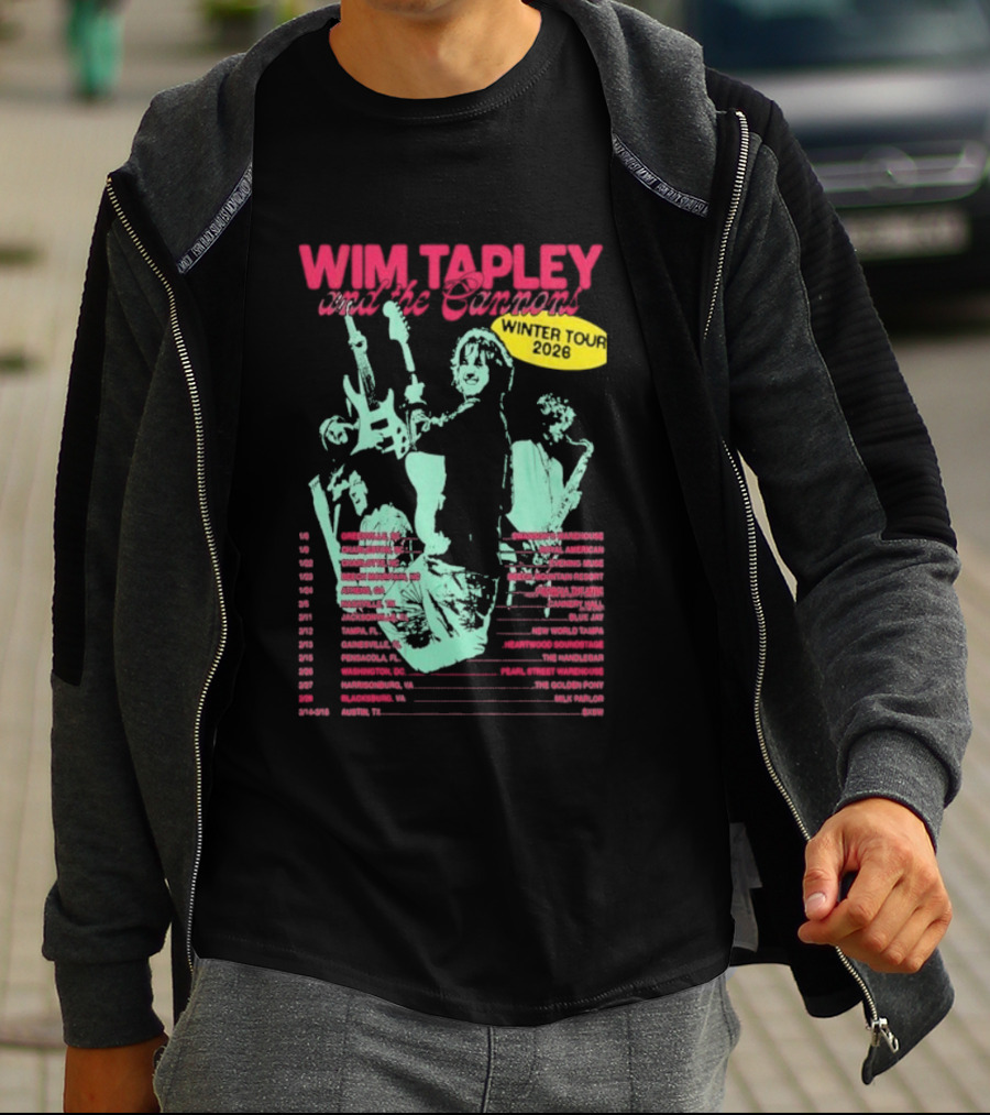 Wim Tapley And The Cannons Winter Tour 2026 Band Members And Dates T-Shirt