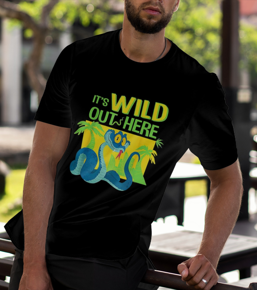Zootopia 2 It's Wild Out Here Gary De’Snake Jungle Scene T-Shirt