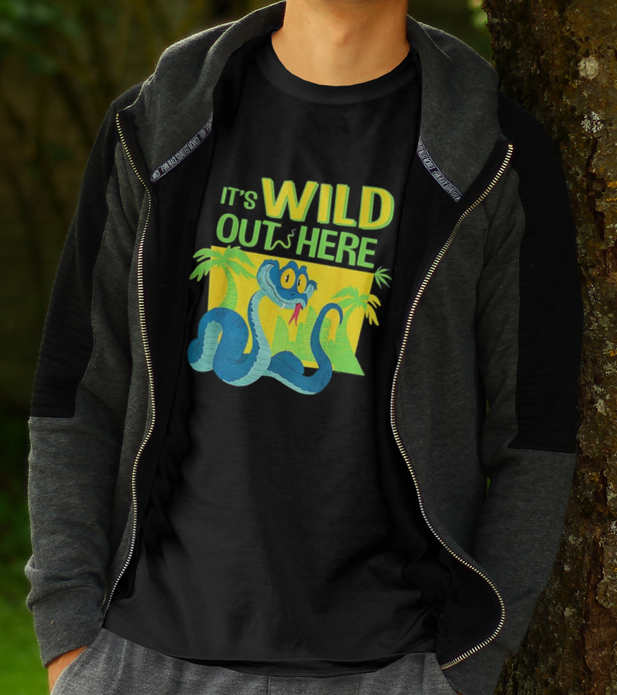 Zootopia 2 It's Wild Out Here Gary De’Snake Jungle Scene T-Shirt
