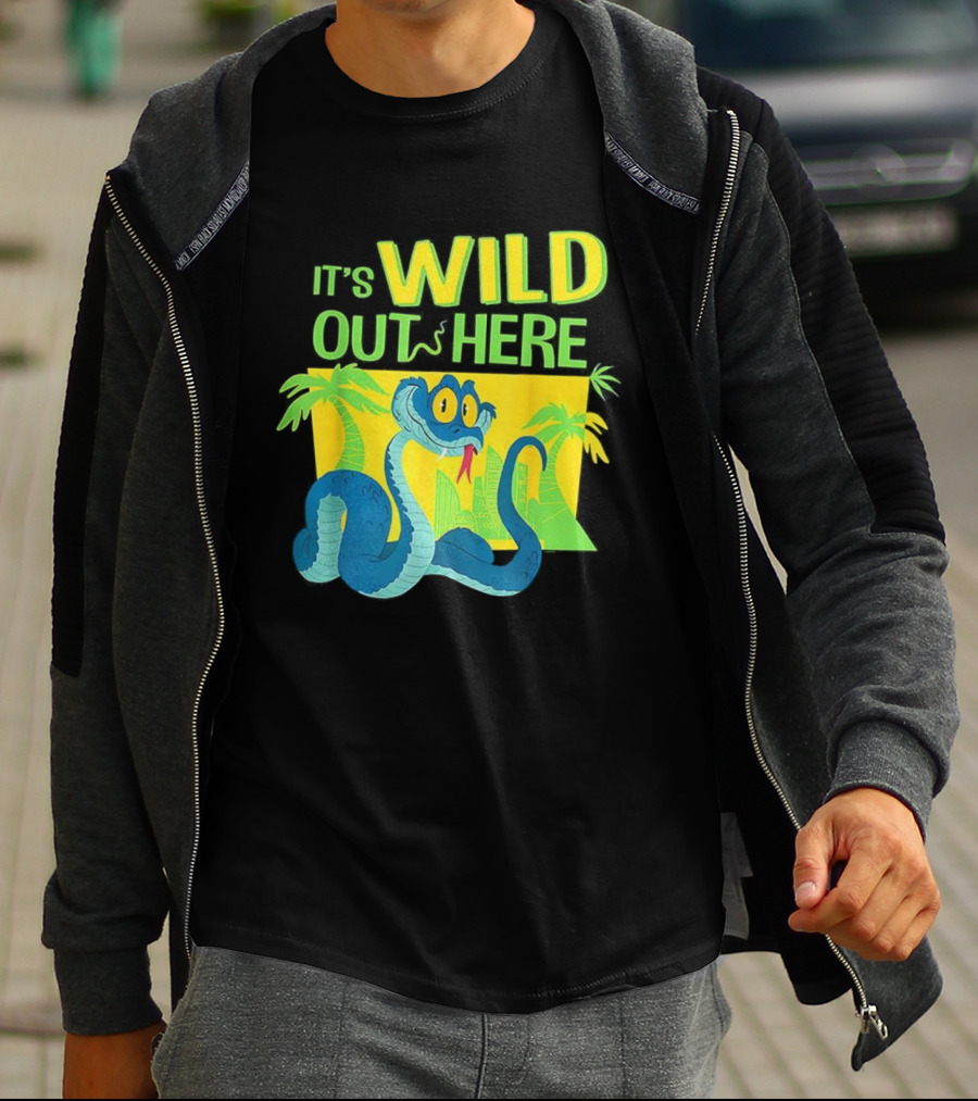 Zootopia 2 It's Wild Out Here Gary De’Snake Jungle Scene T-Shirt