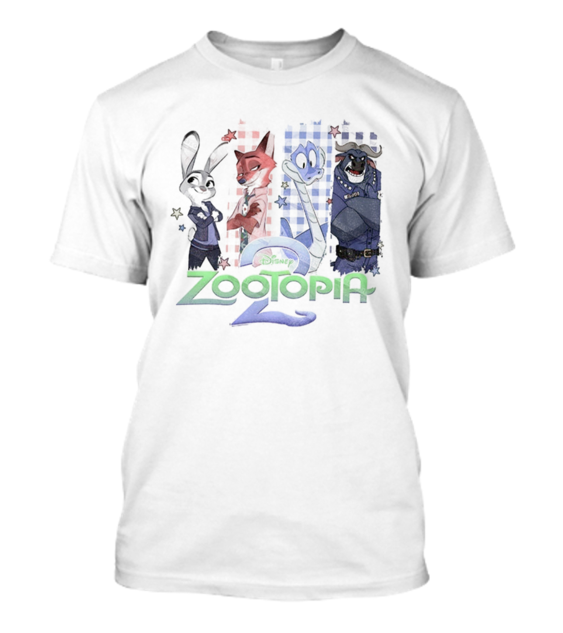 Disney Zootopia 2 Movie Bunny Fox Characters T-Shirt
