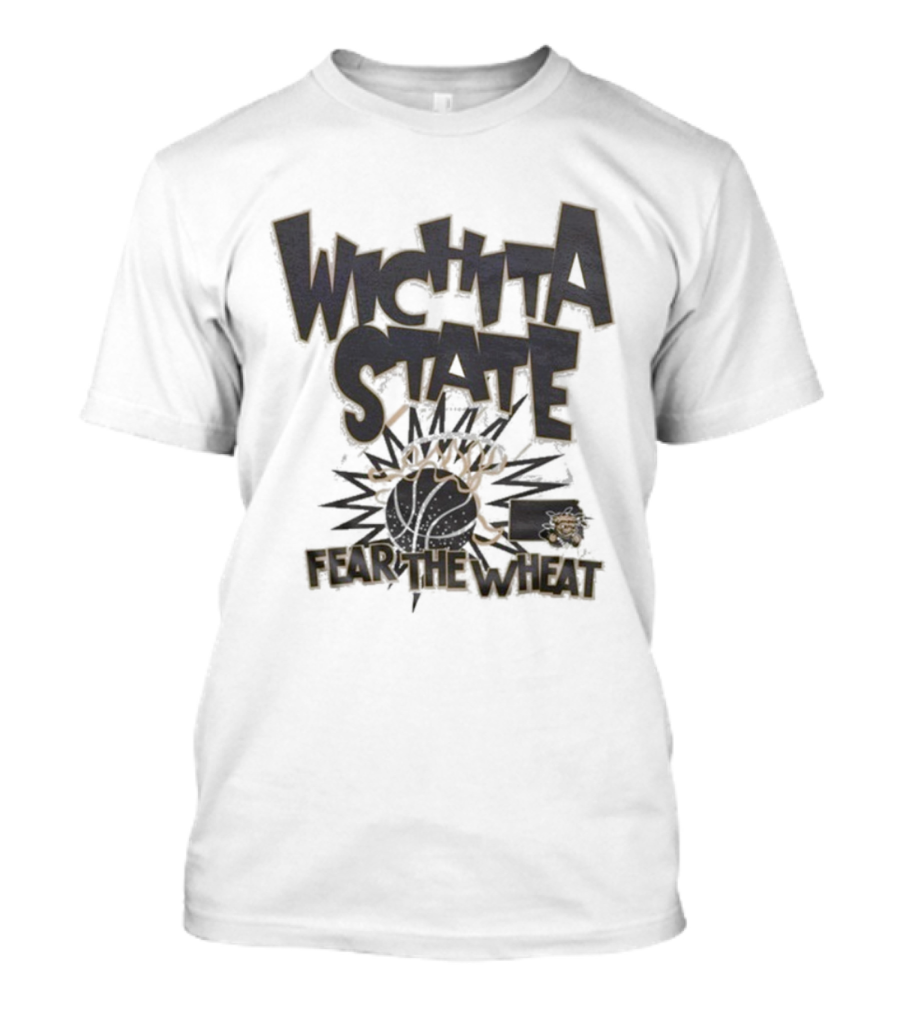 Wichita State Shockers Fear The Wheat Slam Basketball T-Shirt