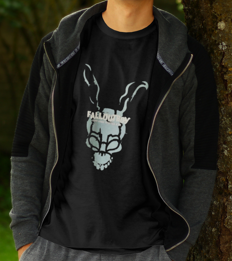 Frank Donnie Darko Fallout Boy Every Living Creature Dies Alone T-Shirt