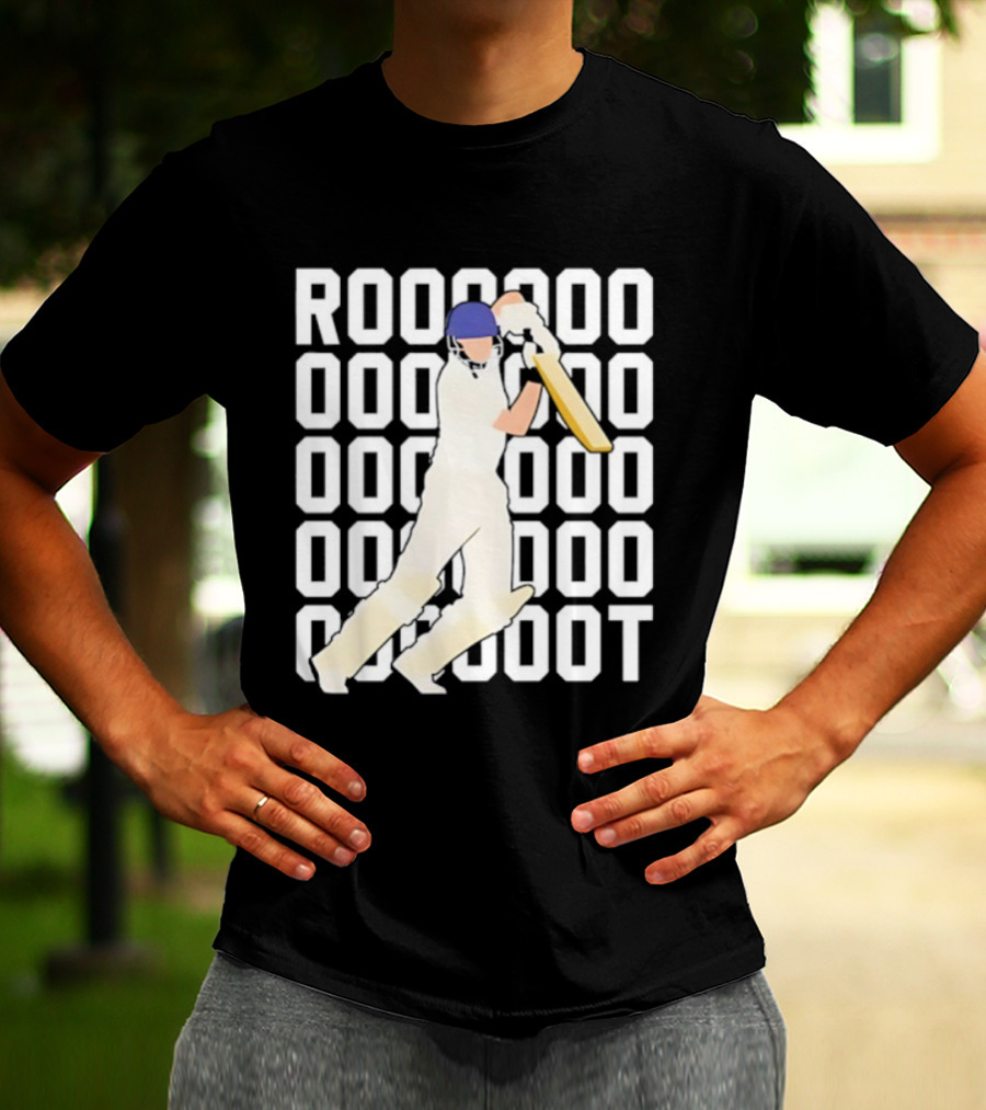 Joe Root Cricket Player ROOOOOT Batting Legend T-Shirt