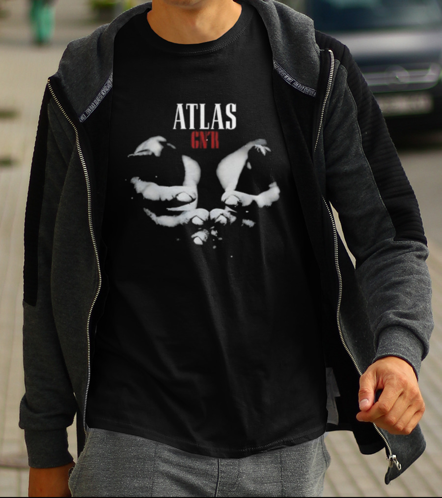 Atlas Guns N Roses Skull Artwork T-Shirt