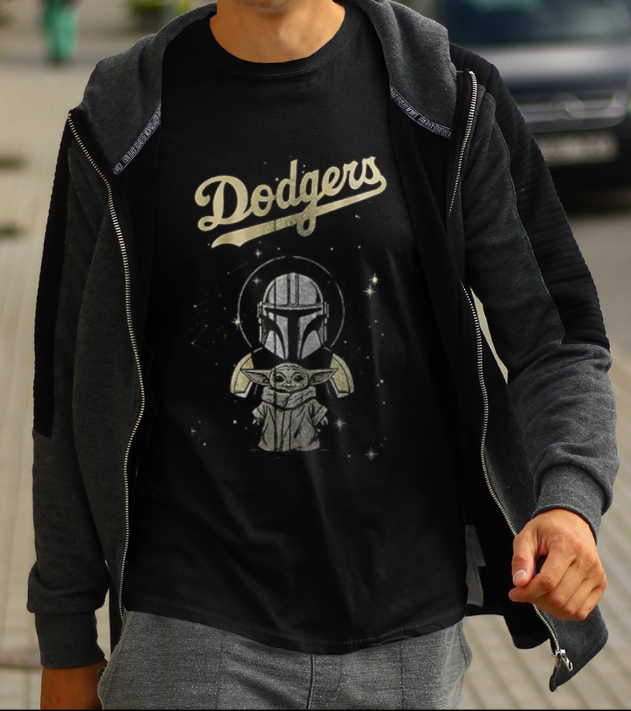 Los Angeles Dodgers Mandalorian Grogu This Is The Way T-Shirt