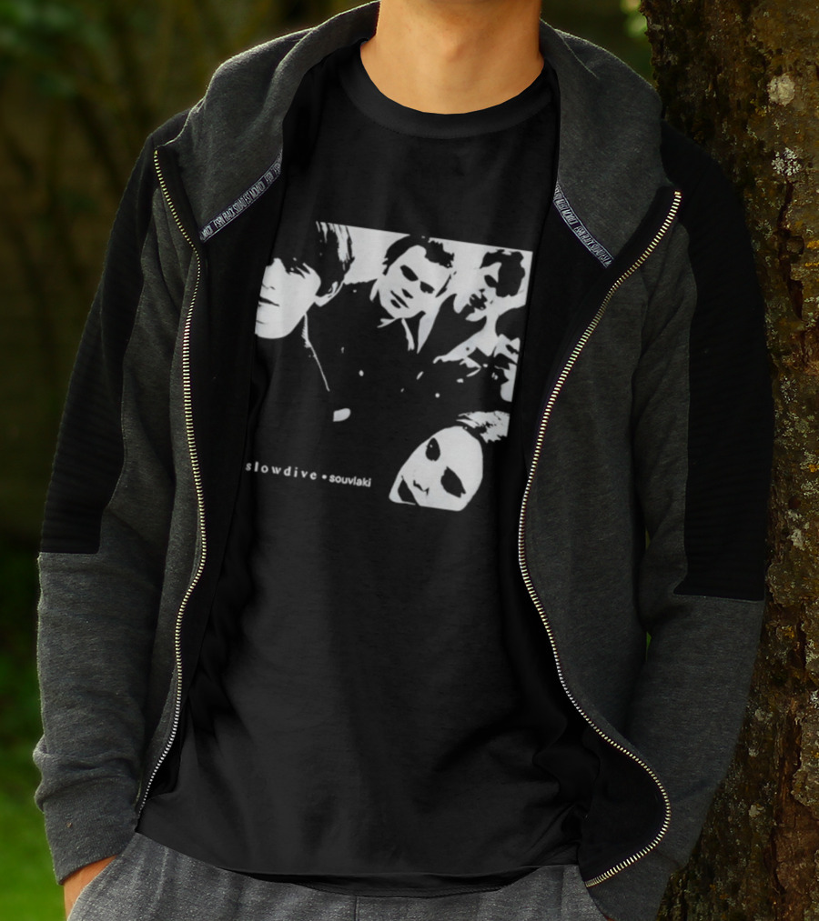 Slowdive Souvlaki Neil Halstead Rachel Goswell Nick Chaplin Christian Savill Simon Scott Band T-Shirt