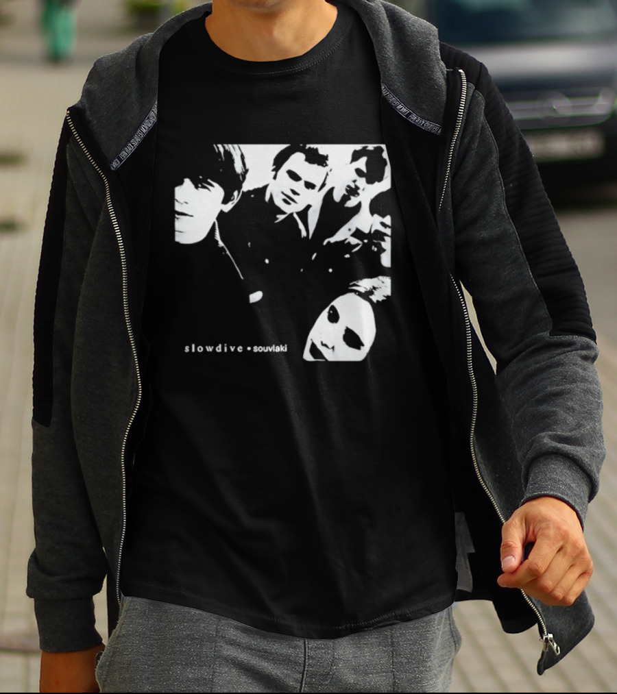 Slowdive Souvlaki Neil Halstead Rachel Goswell Nick Chaplin Christian Savill Simon Scott Band T-Shirt