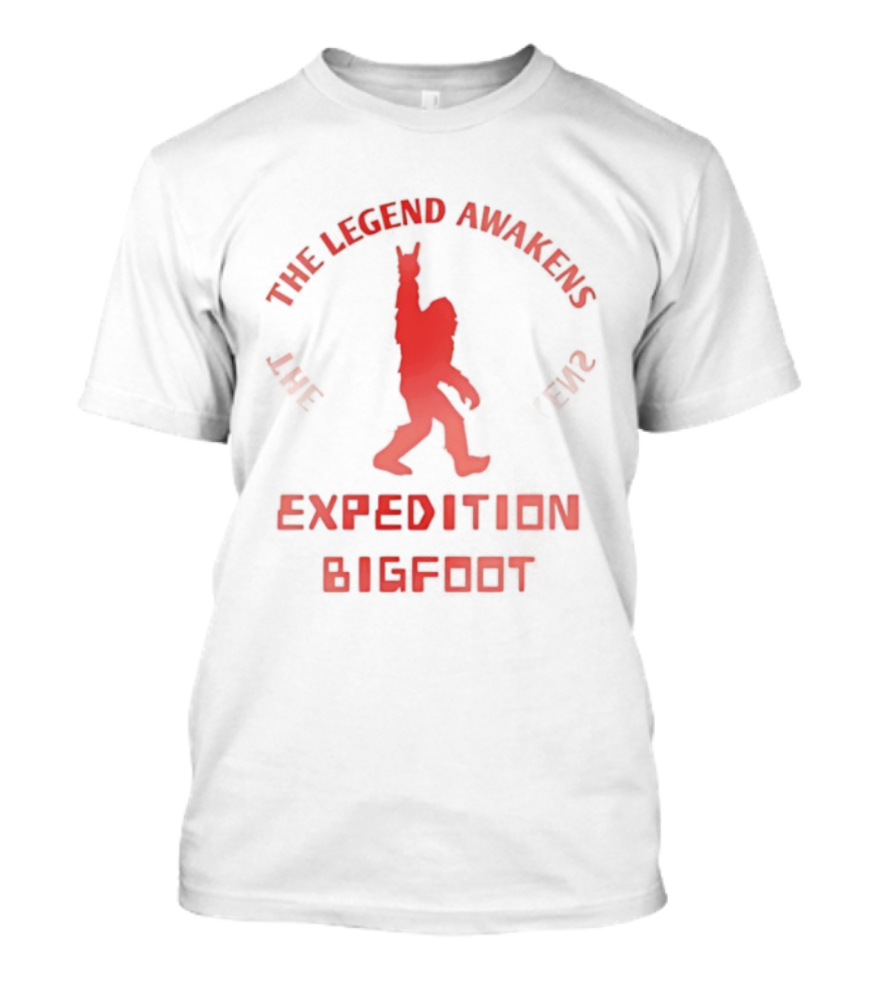 The Legend Awakens Expedition Bigfoot Bluff Creek Encounter 1976 T-Shirt