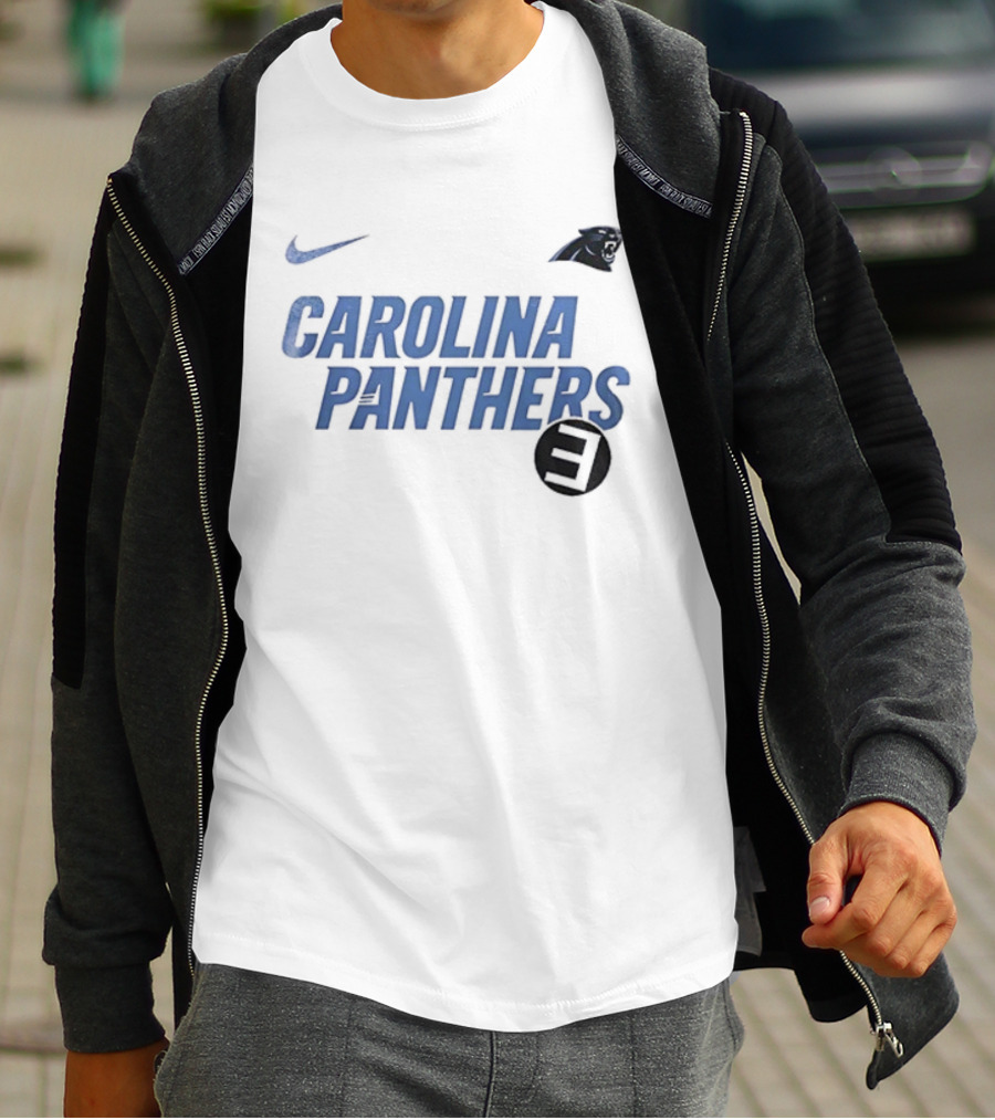 Nike Carolina Panthers Eminem Collaboration T-Shirt