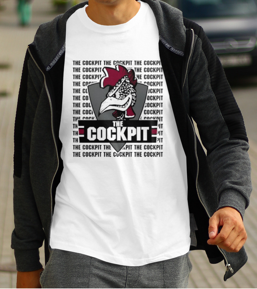 The Cockpit Rooster Emblem Rewards T-Shirt