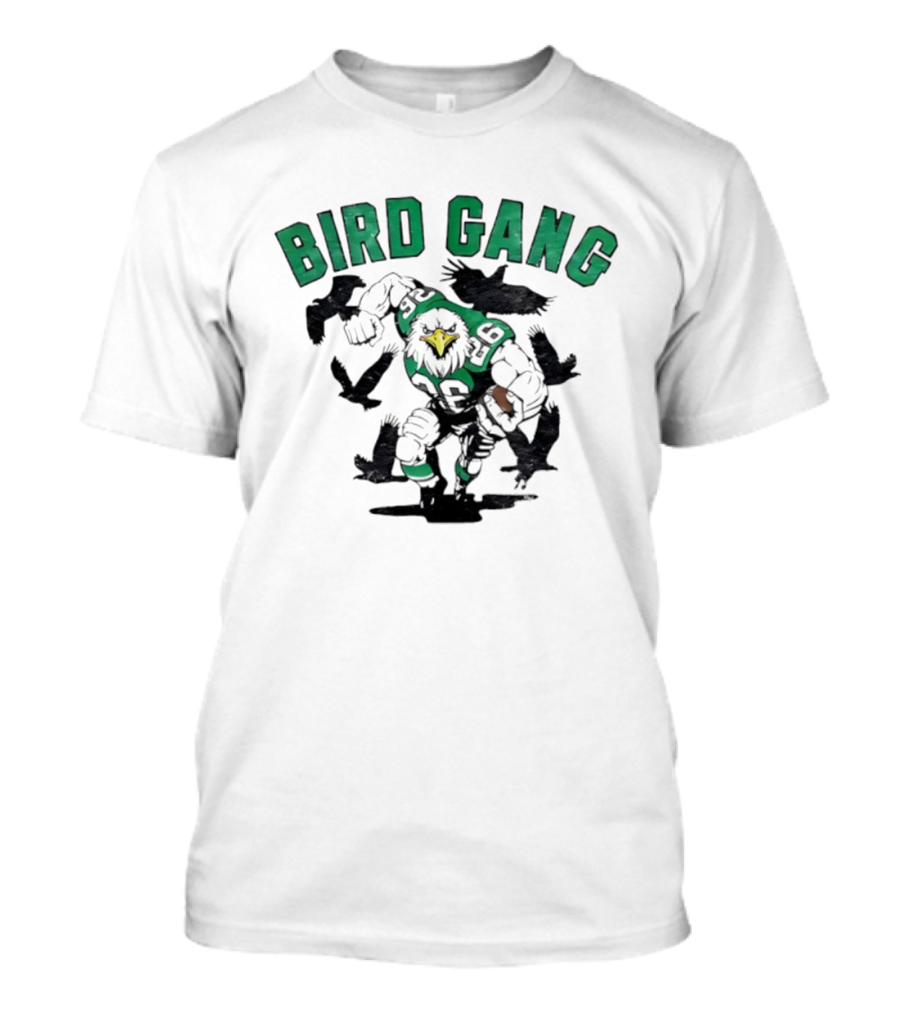 Philadelphia Eagles Bird Gang Saquon Barkley Football Graphic T-Shirt