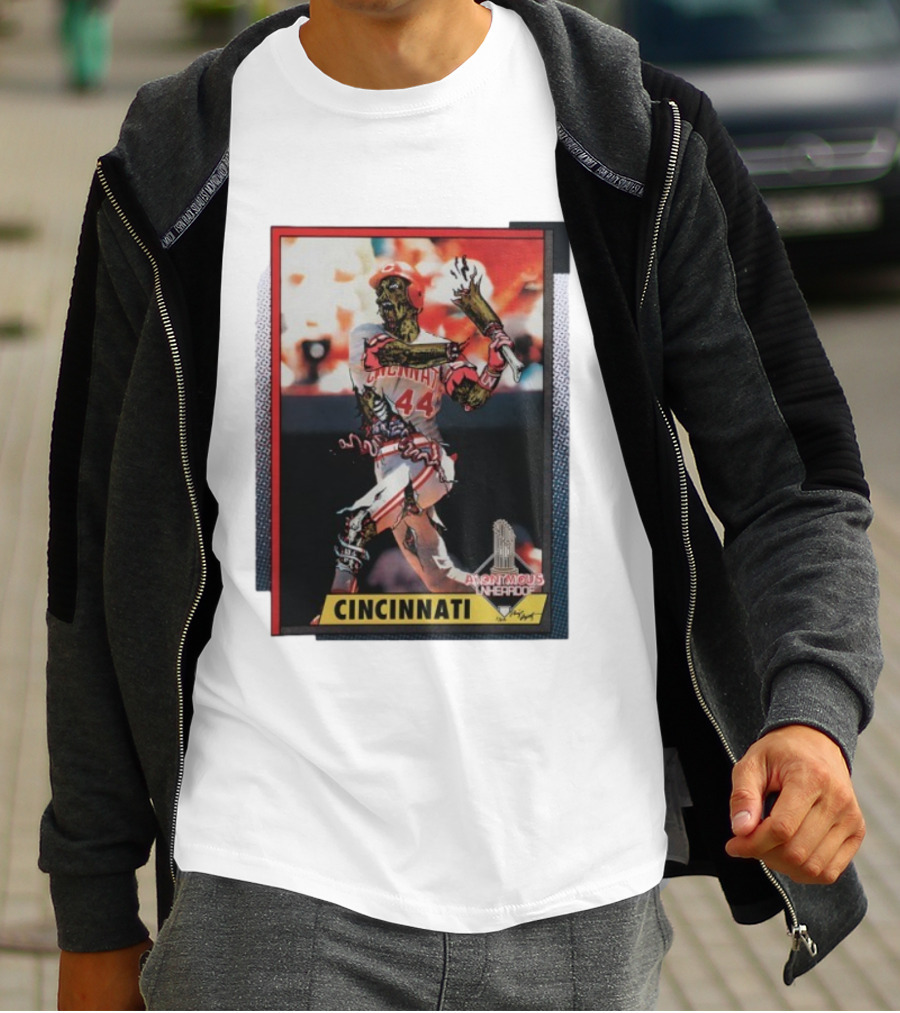 Zombie Elly De La Cruz Cincinnati Reds 44 Anonymous NeRFD00 It’s A Whole New Ballgame T-Shirt