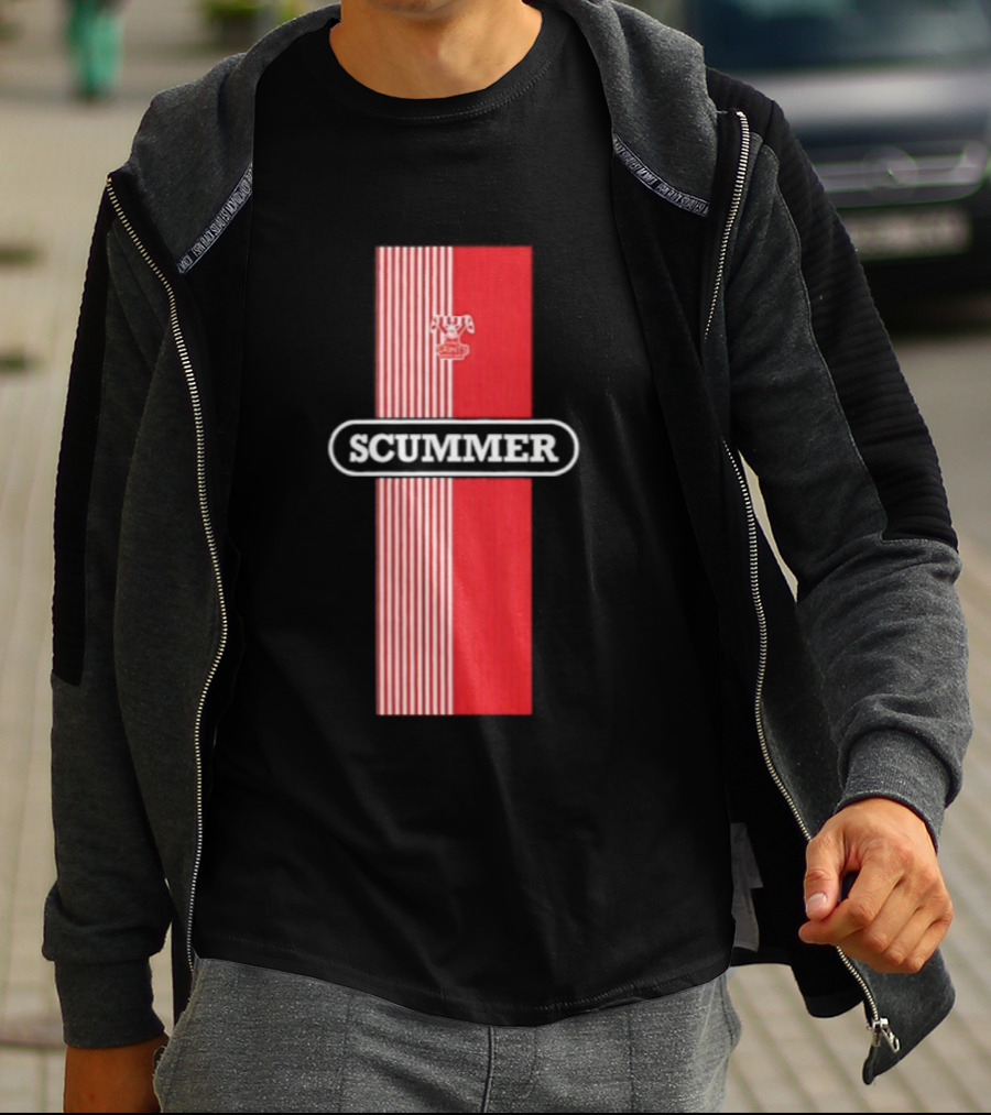 Southampton FC Scummer 85 Red White Stripes T-Shirt