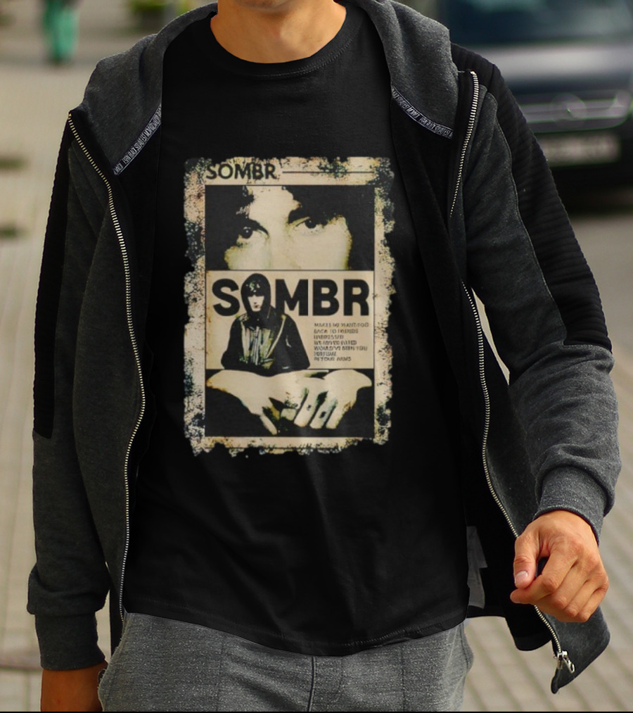 Vintage Retro 90s Sombr Grunge Style Iconic Music T-Shirt