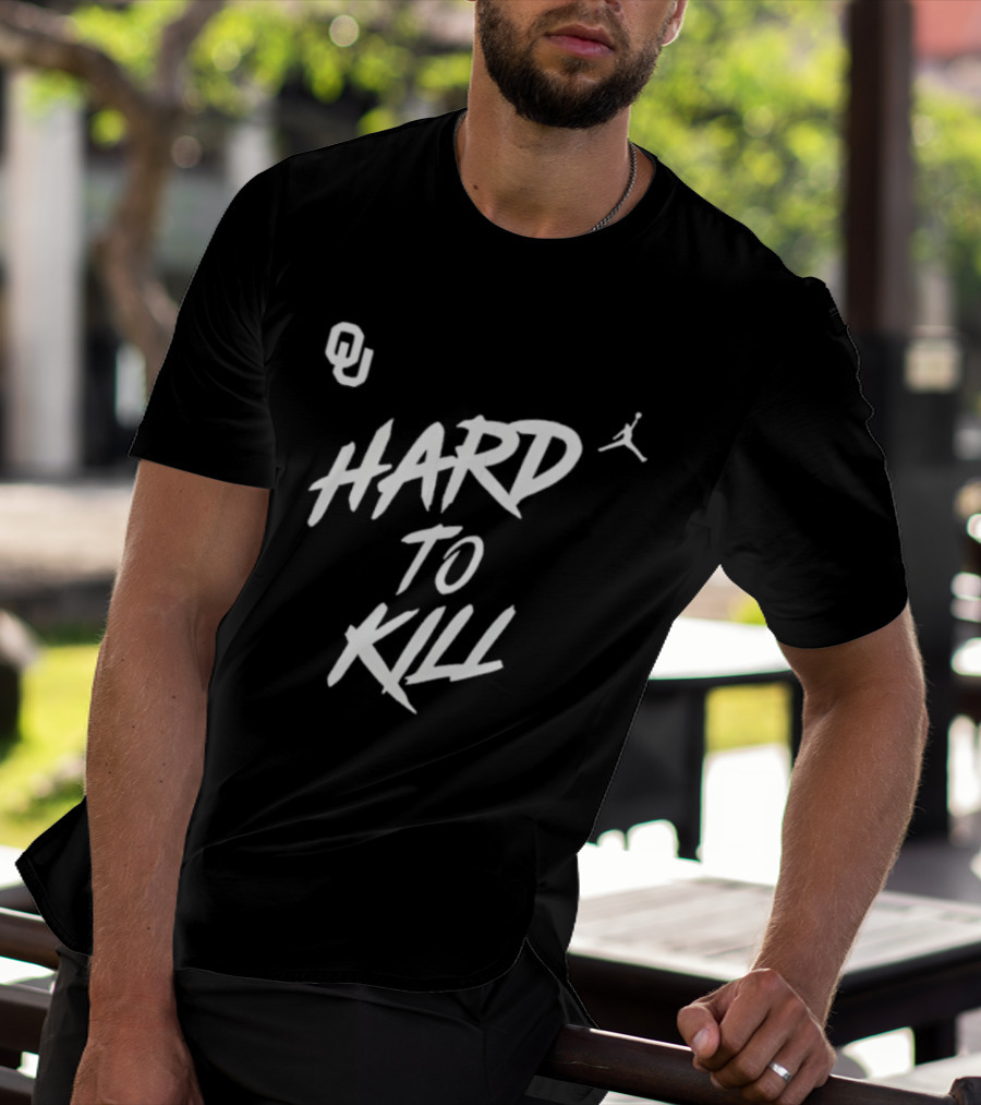 Oklahoma Sooners OU Hard To Kill Iconic Sports Design T-Shirt