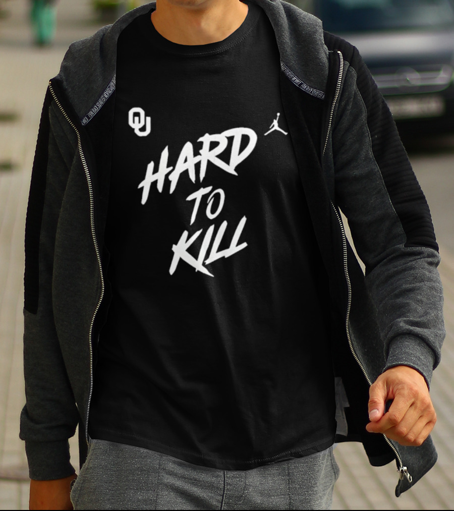 Oklahoma Sooners OU Hard To Kill Iconic Sports Design T-Shirt
