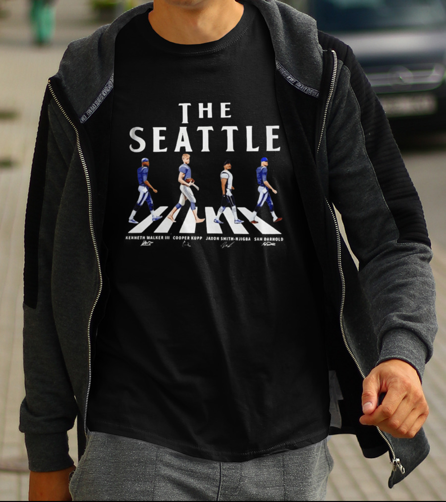 Kenneth Walker III Cooper Kupp Jaxon Smith Njigba Sam Darnold The Seattle T-Shirt